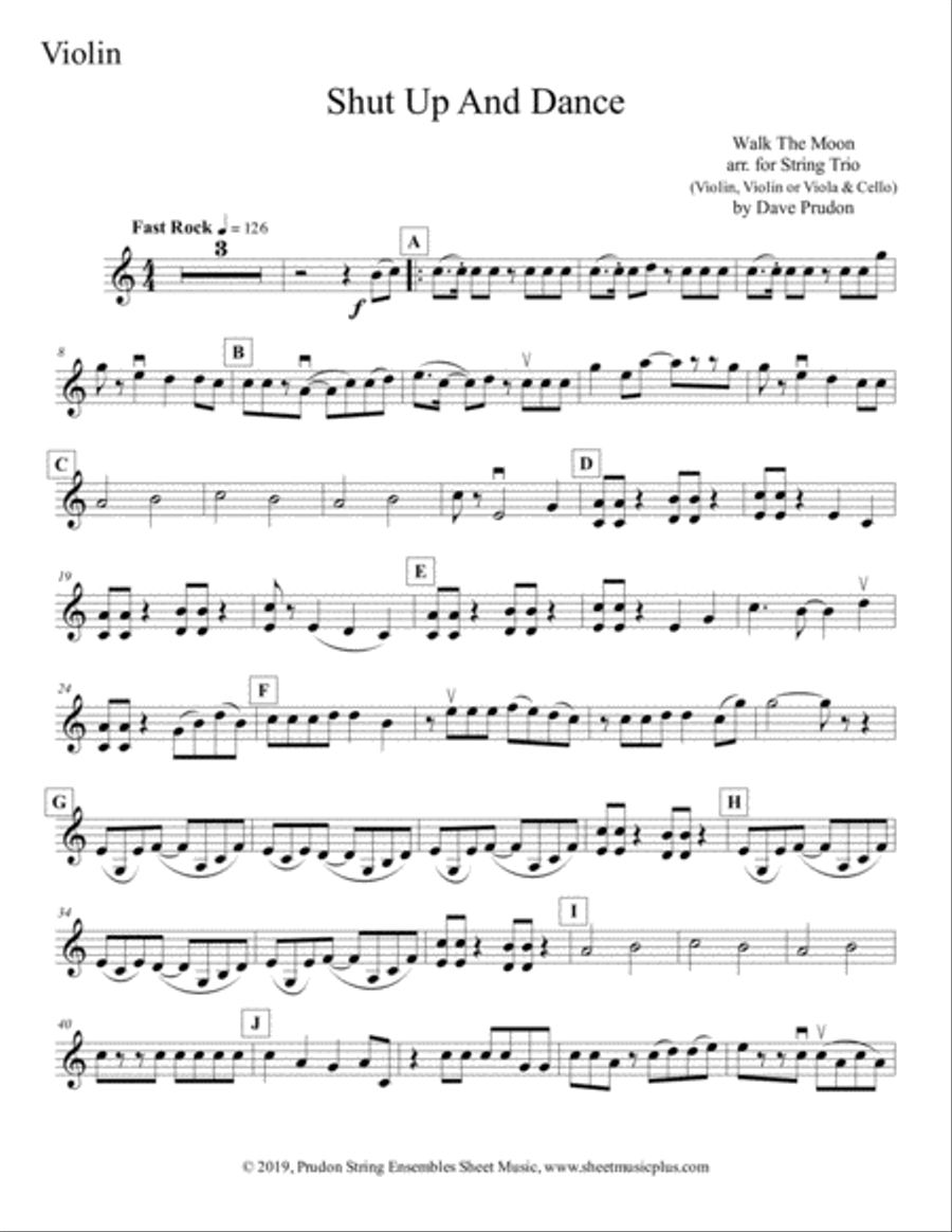 Shut Up And Dance String Trio scores gallery preview page 5