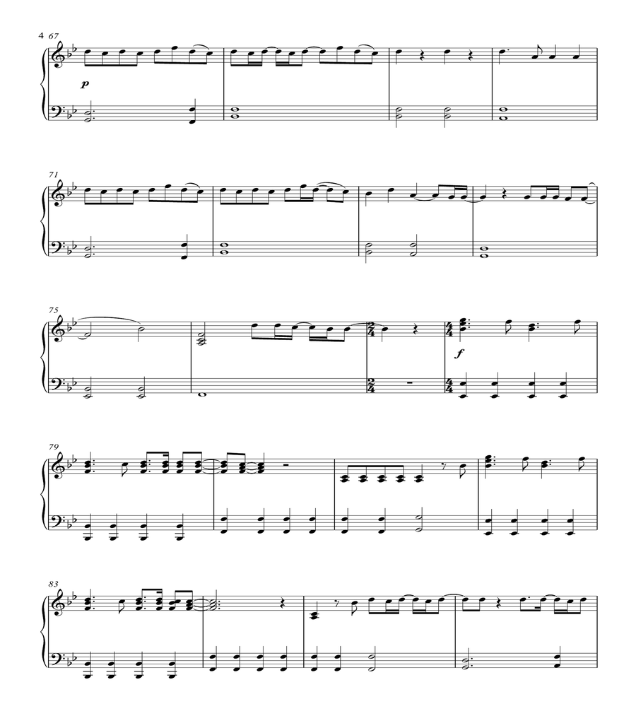 The Prodigal Piano Solo scores gallery preview page 4
