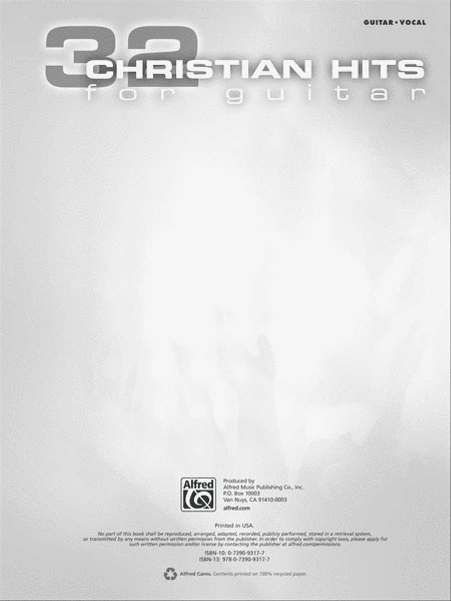 32 Christian Hits for Guitar Guitar scores gallery preview page 2