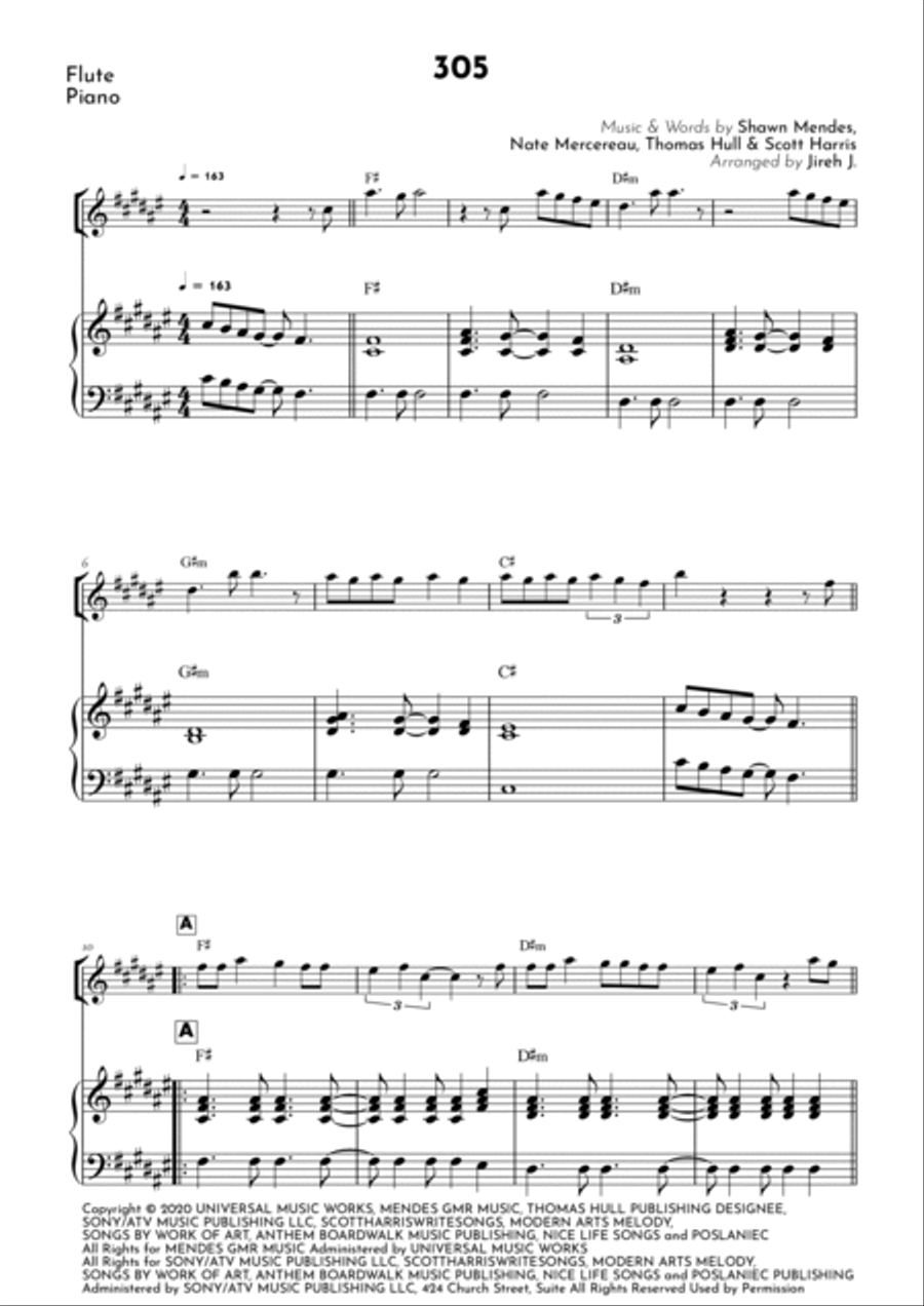 305 305 Flute Solo scores gallery preview page 2