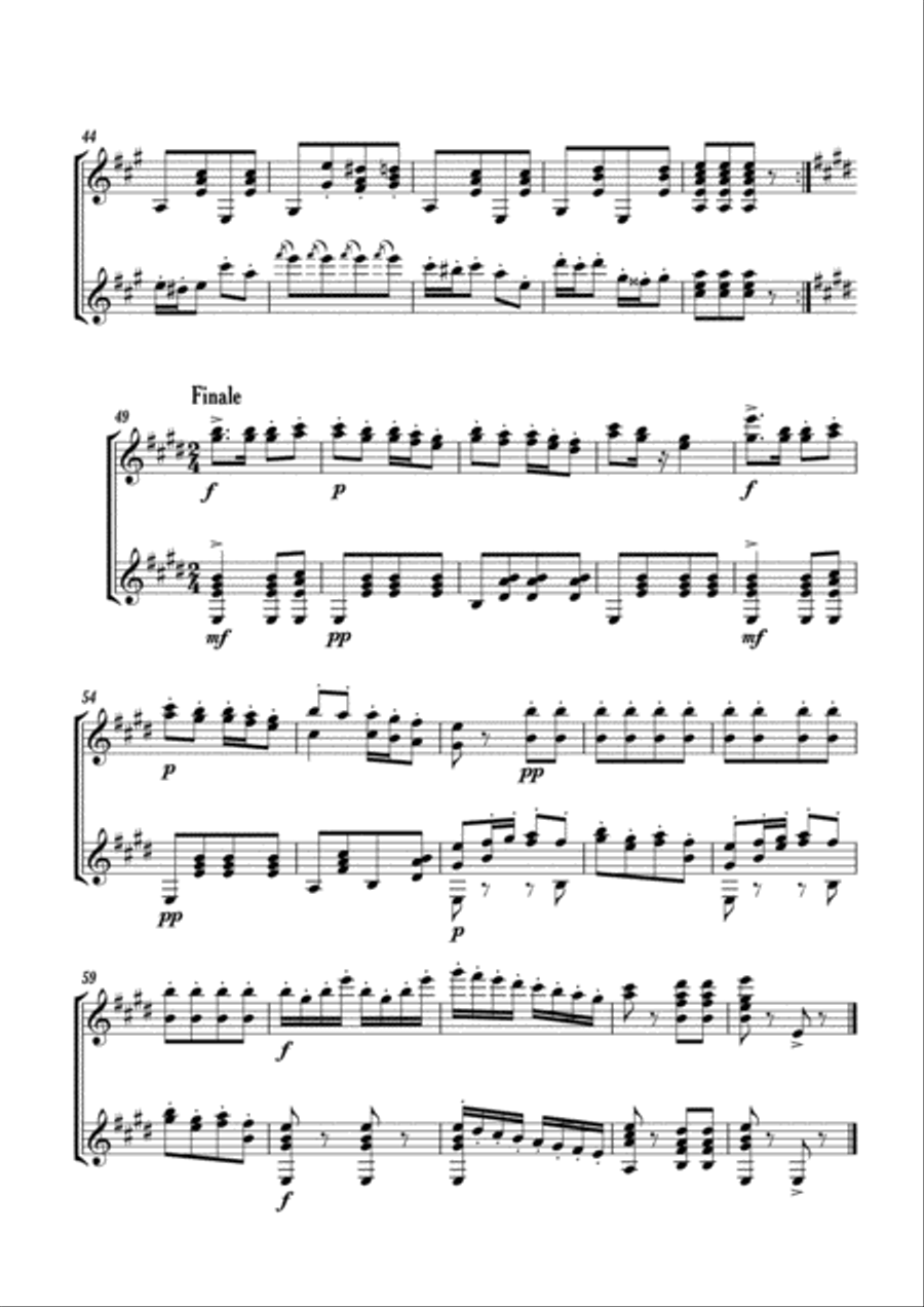 Exeter-Polka Exeter-Polka Classical Guitar scores gallery preview page 4