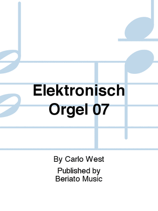 Elektronisch Orgel 07
