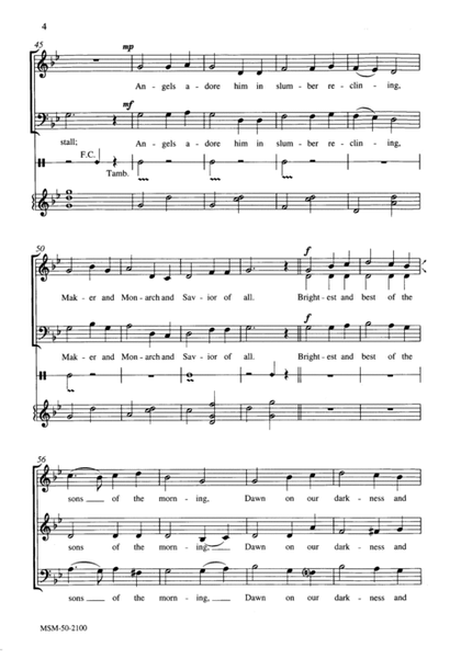 Star of the East (Choral Score)
