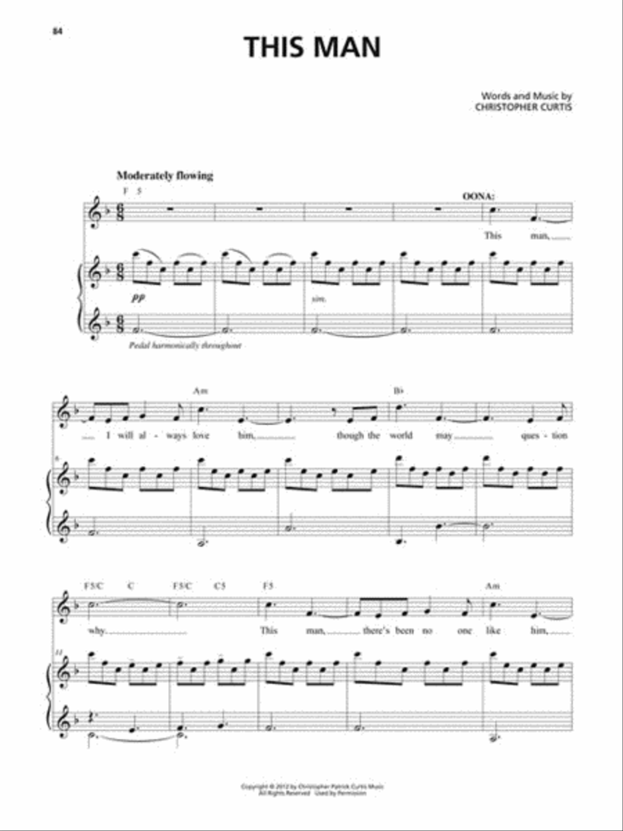 Chaplin: The Musical Piano, Vocal scores gallery preview page 4