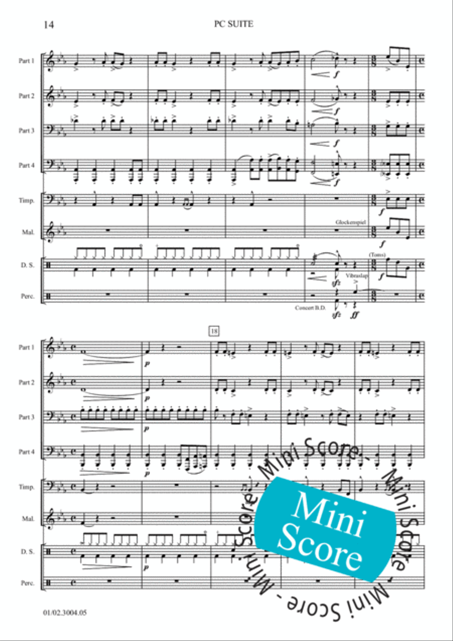 PC Suite Brass Band scores gallery preview page 18