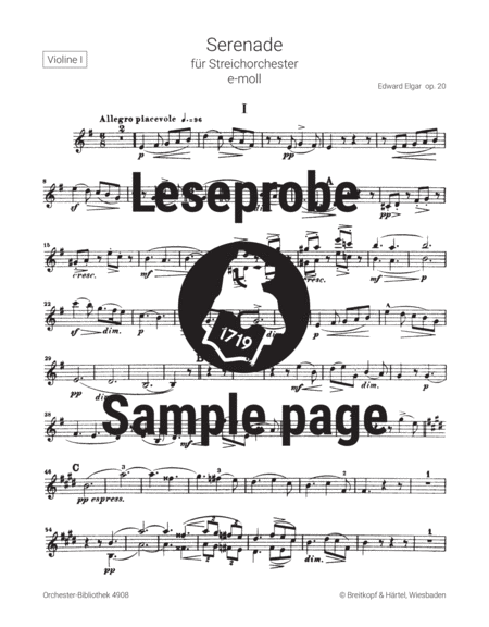 Serenade in E minor Op. 20