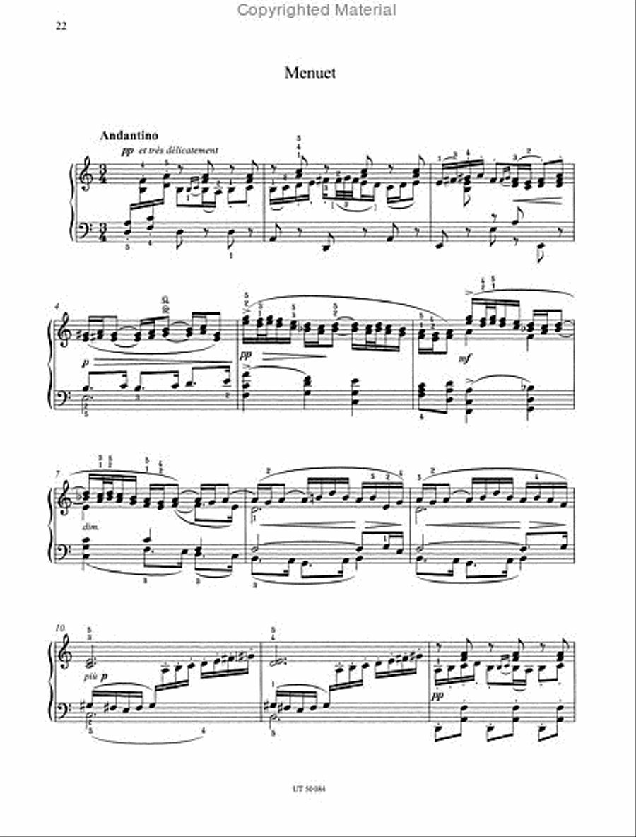 Suite Bergamasque Chamber Music scores gallery preview page 3