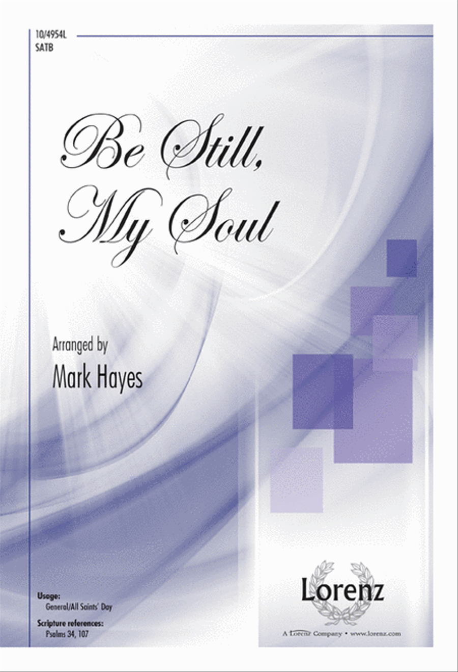 Be Still, My Soul 4-Part scores gallery preview page 1