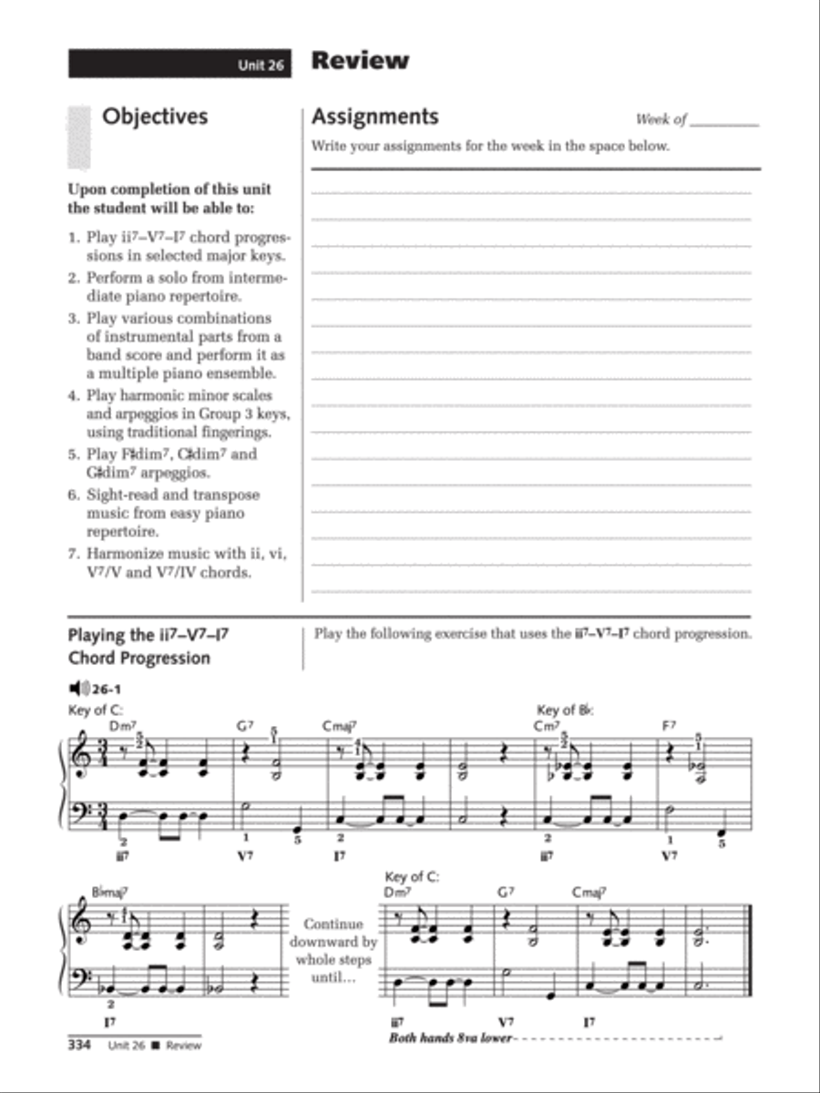Alfred's Group Piano for Adults Student Book, Book 2 Piano Method scores gallery preview page 27
