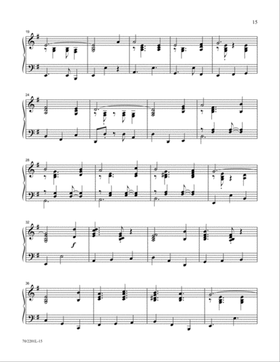 Mark Hayes Christmas Miniatures Piano Solo scores gallery preview page 10
