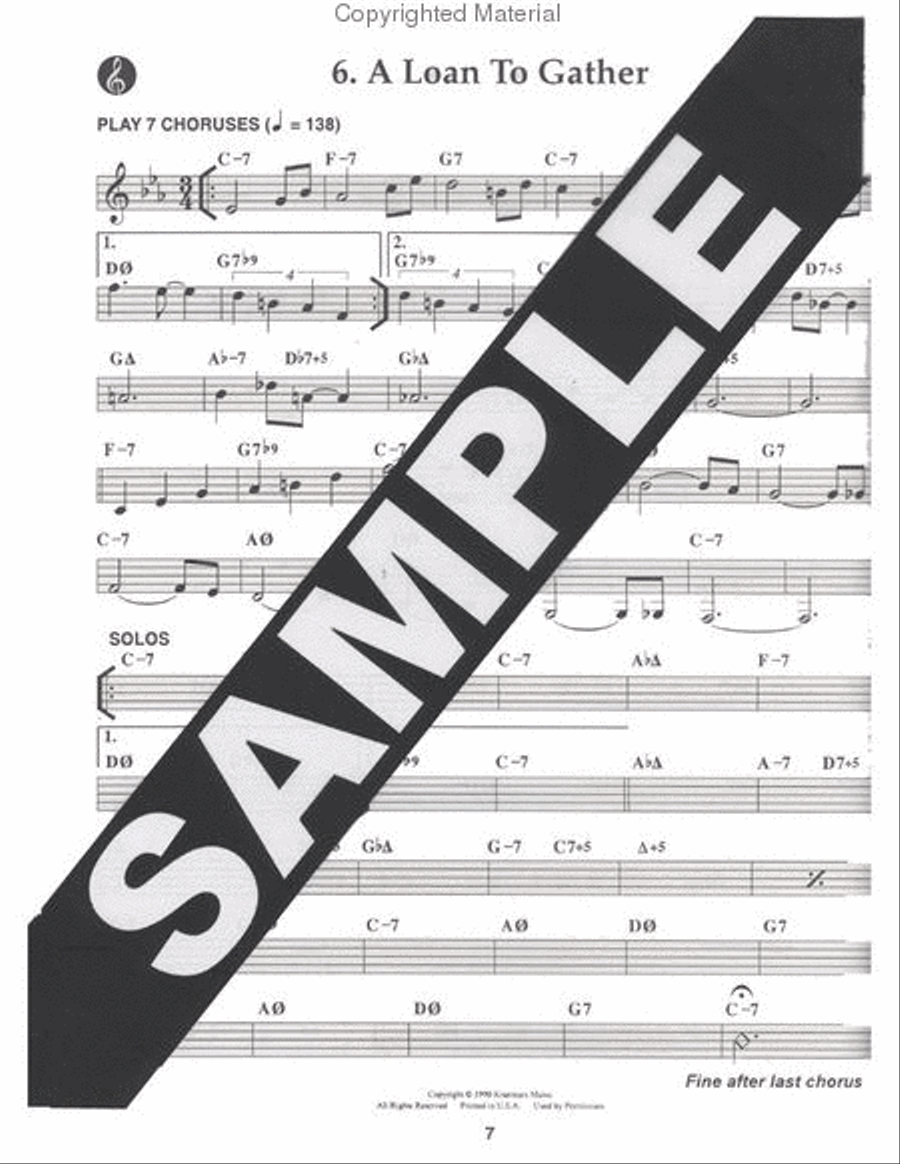 Volume 101 - Secret Of The Andes - Andy LaVerne Tunes Voice scores gallery preview page 4