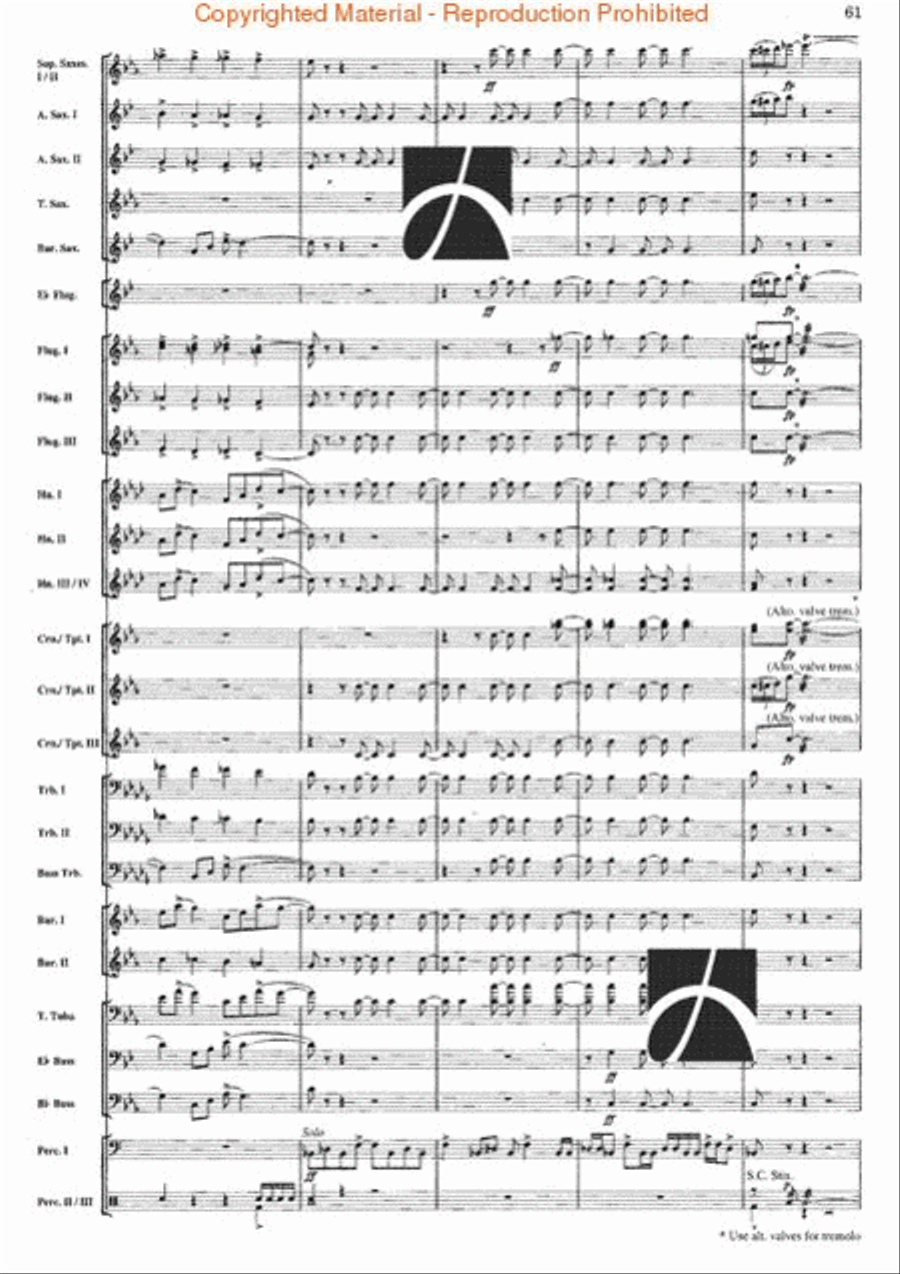 Firestorm Brass Band scores gallery preview page 61
