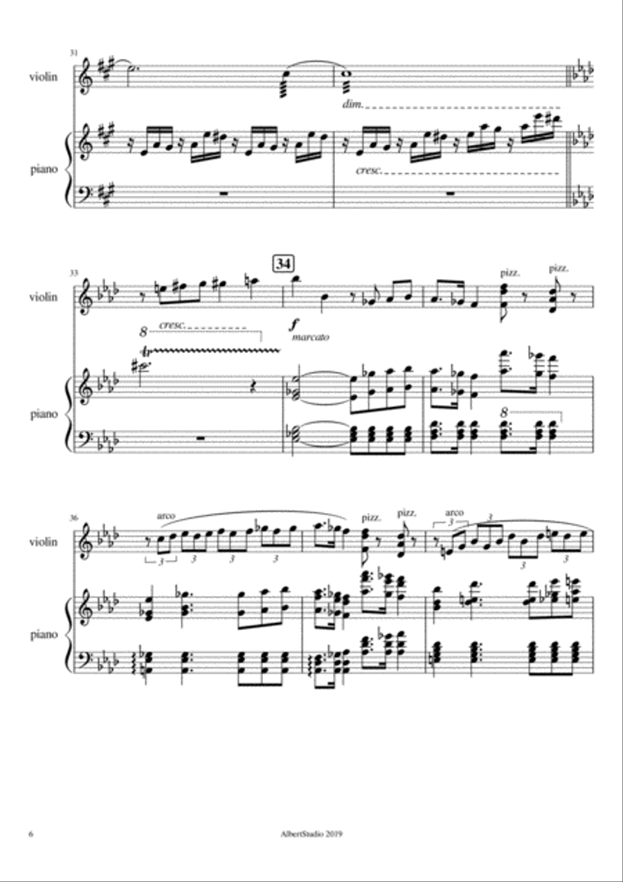 Cherry orchard Cherry orchard Violin Solo scores gallery preview page 6