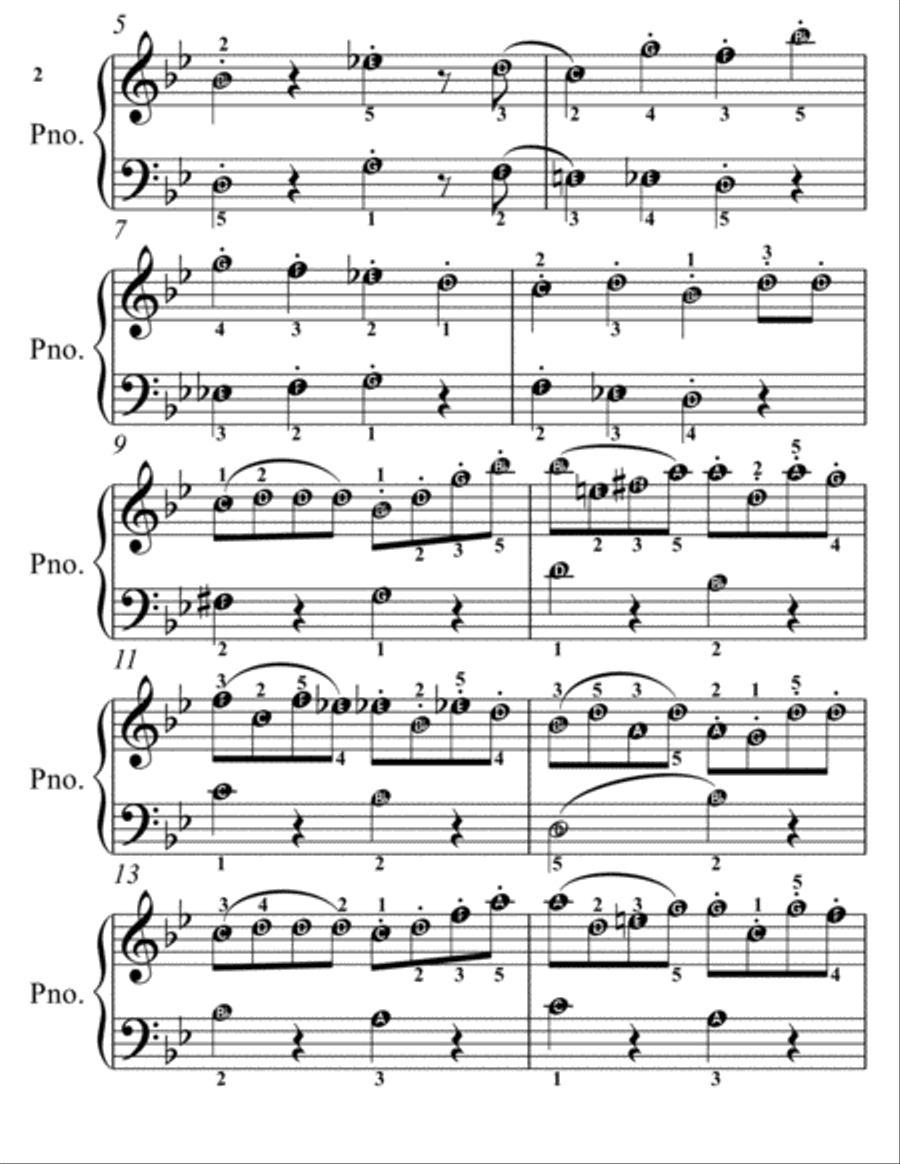 Miniature Overture Nutcracker Suite Easy Piano Sheet Music 2nd Edition Easy Piano scores gallery preview page 3