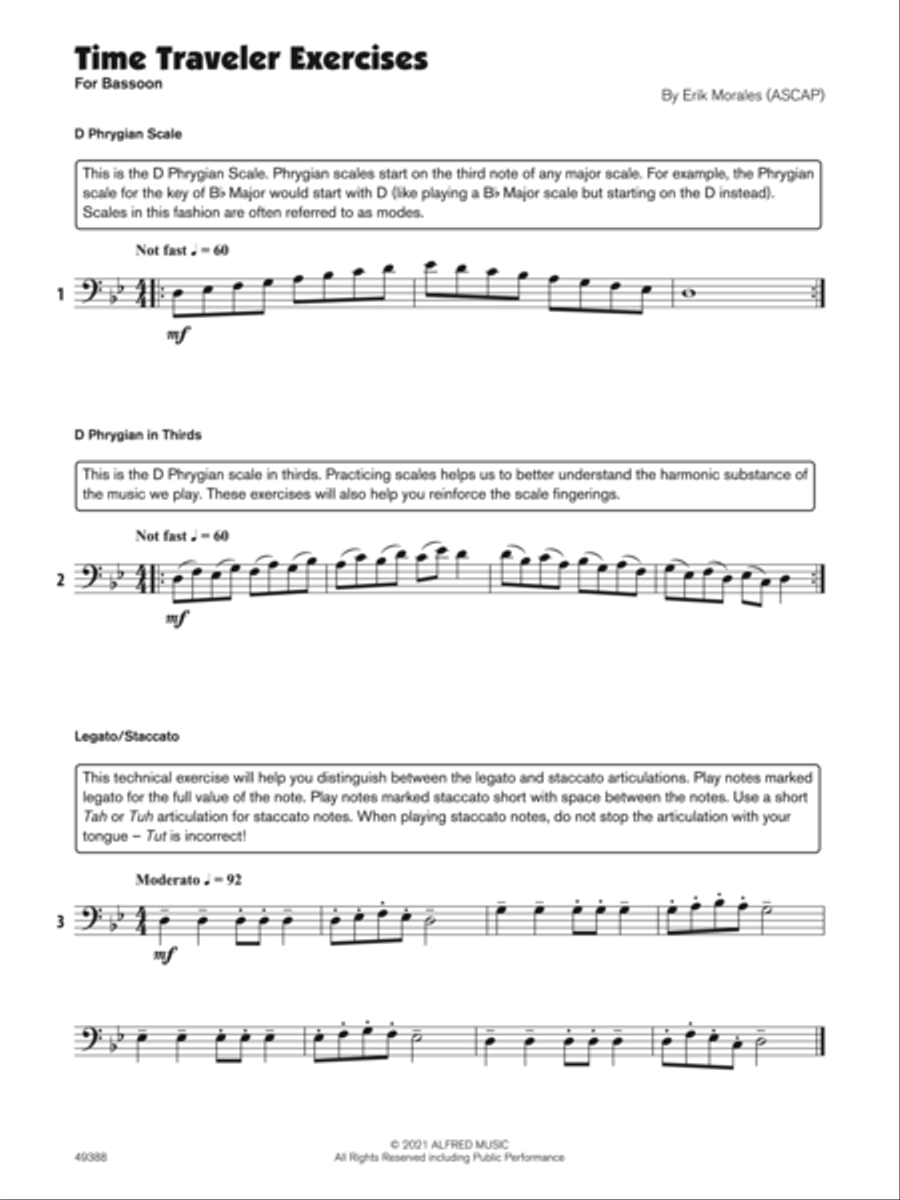 Time Traveler (Sound Innovations Soloist, Bassoon) Small Ensemble scores gallery preview page 3