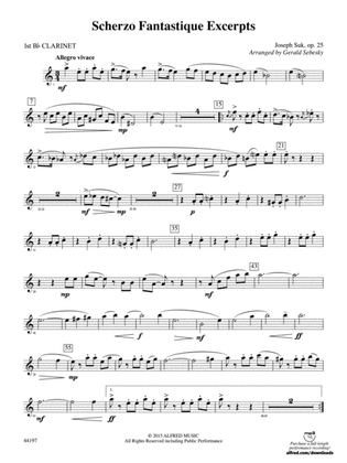 Scherzo Fantastique Excerpts: 1st B-flat Clarinet
