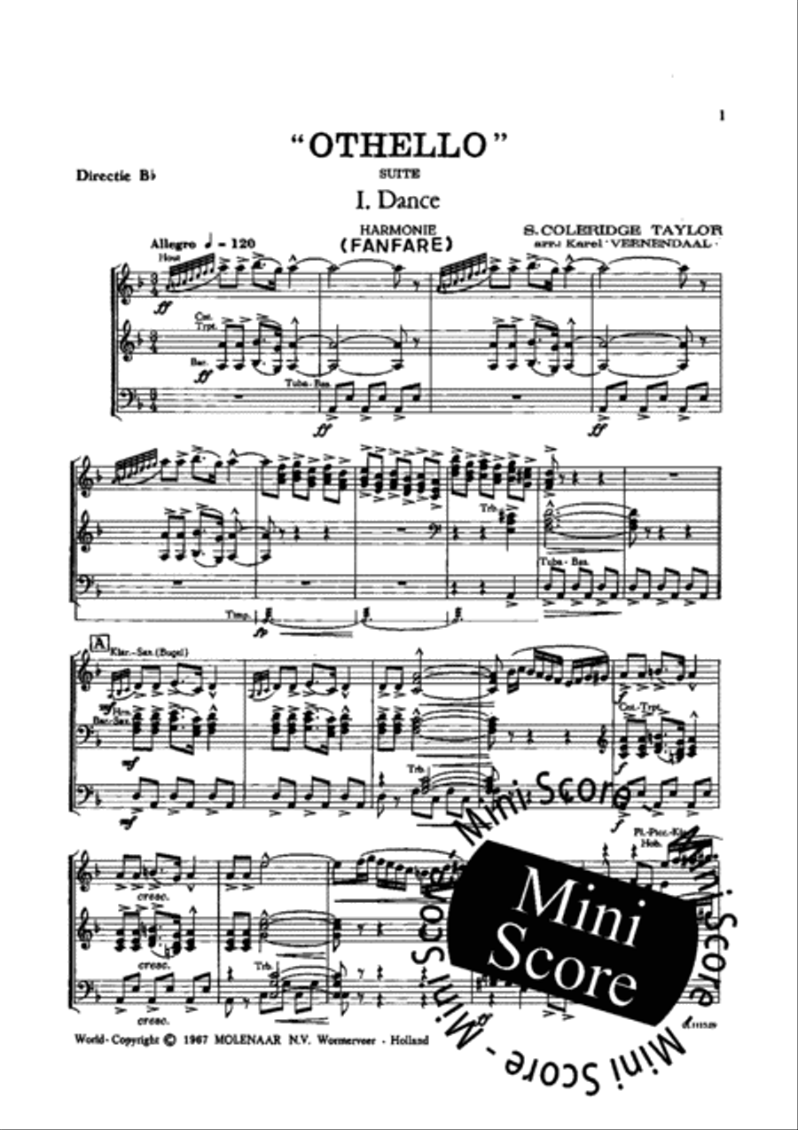 Othello Othello Concert Band scores gallery preview page 3