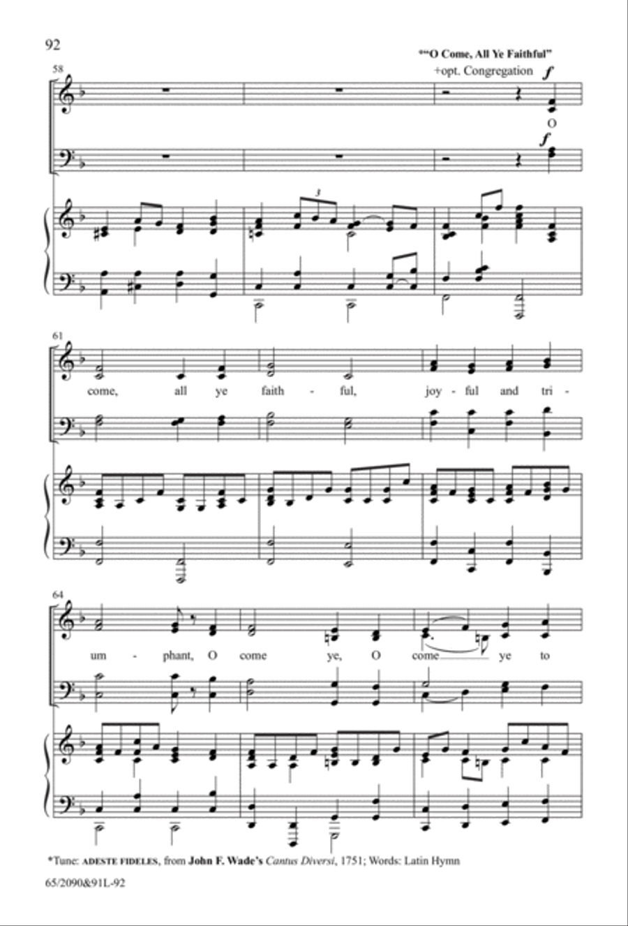 The Glory of Christmas - SATB with Performance CD 4-Part scores gallery preview page 47