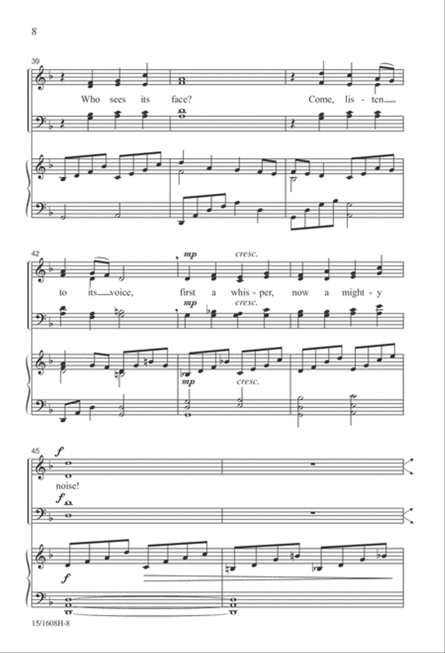 Who Knows? 4-Part scores gallery preview page 8