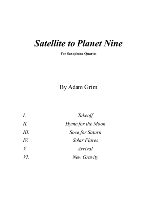 Satellite to Planet Nine