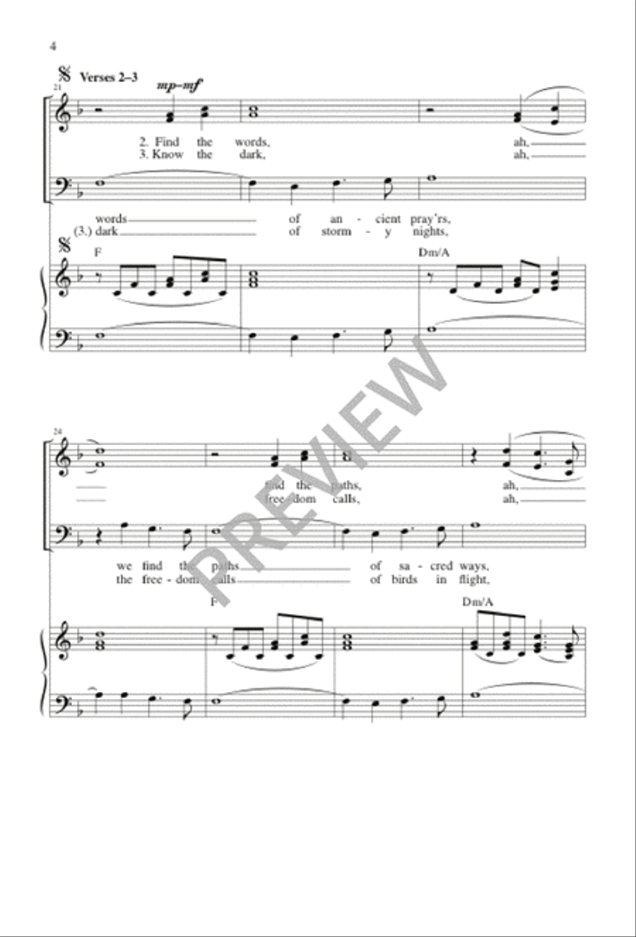 Sacred Land Sacred Land 3-Part scores gallery preview page 5
