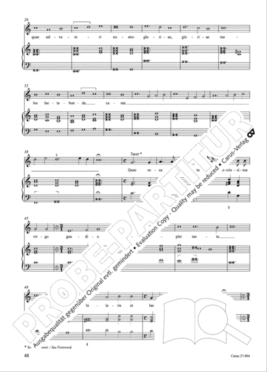 Hinni, Salve Regina, Motetti Score scores gallery preview page 73