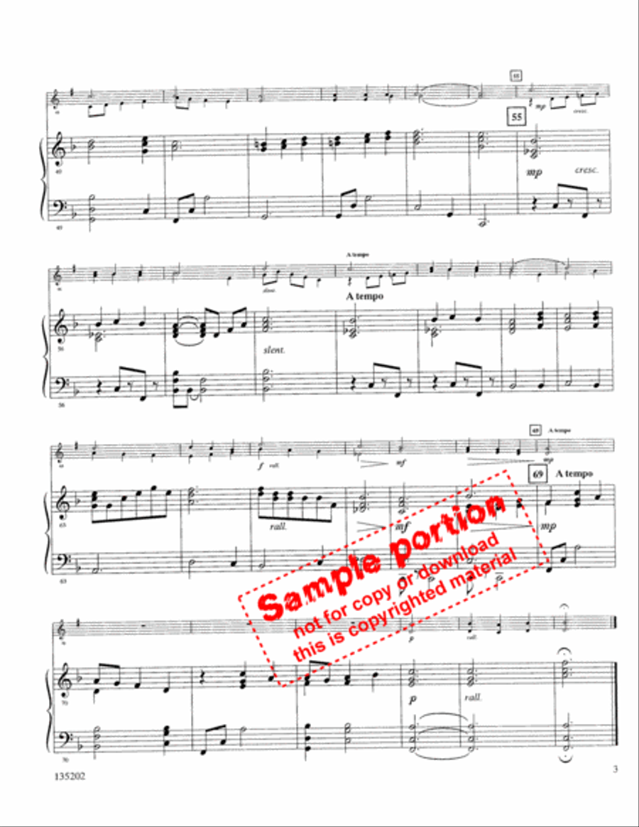 Take Time To Be Holy Brass Duet scores gallery preview page 4