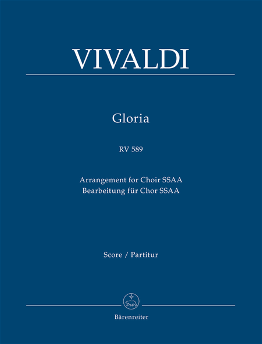 Book cover for Gloria RV 589