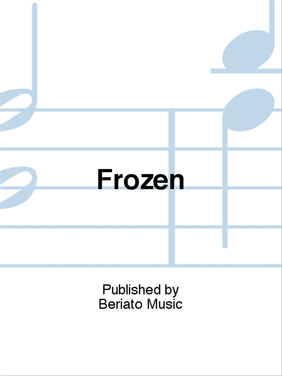Frozen Piano, Vocal, Guitar scores gallery preview page 1