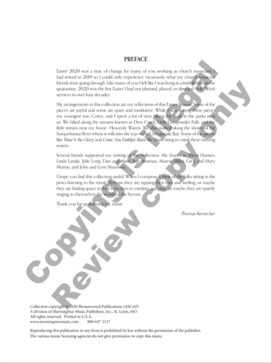 Easter Hope Piano Solo scores gallery preview page 3