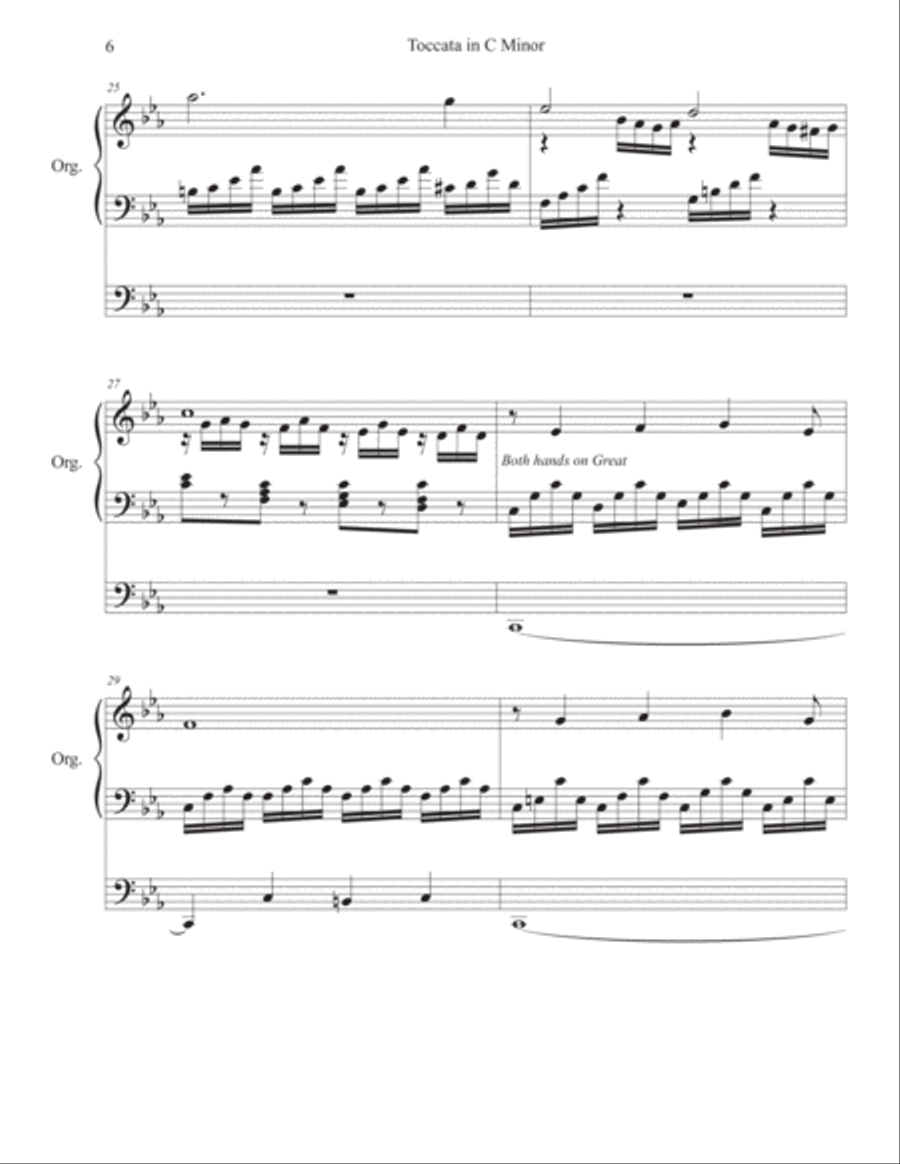 Toccata in C minor from Suite Gothique with Cadenza Organ Solo scores gallery preview page 6