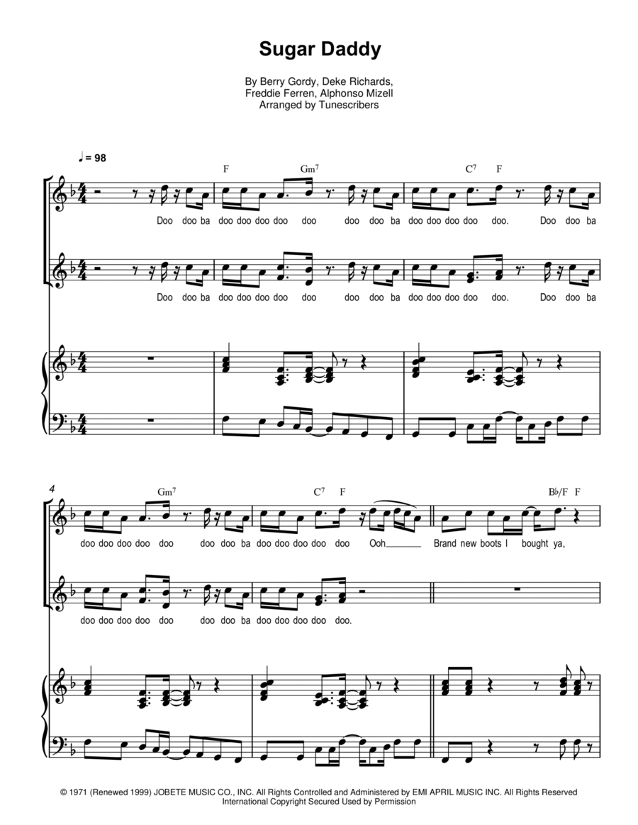 Sugar Daddy Voice scores gallery preview page 1