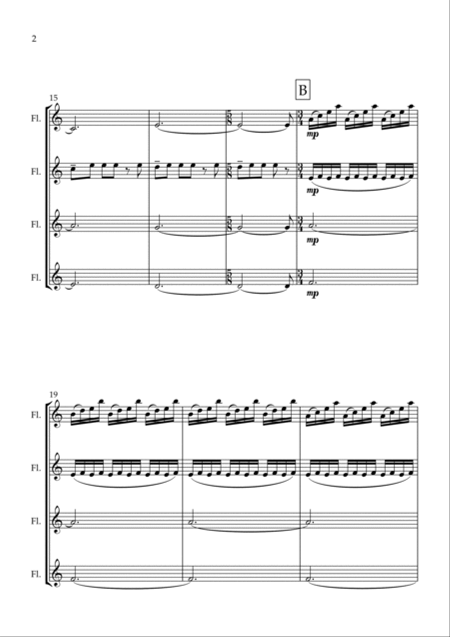 Cornfield Chase Cornfield Chase Woodwind Ensemble scores gallery preview page 2
