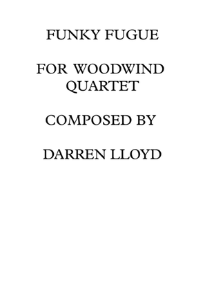 Book cover for Funky Fugue for Woodwind Quartet