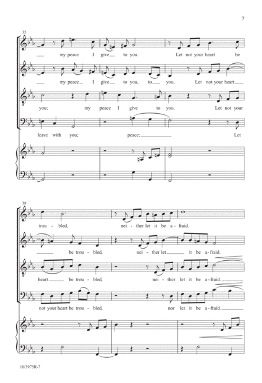 If You Love Me If You Love Me 4-Part scores gallery preview page 7