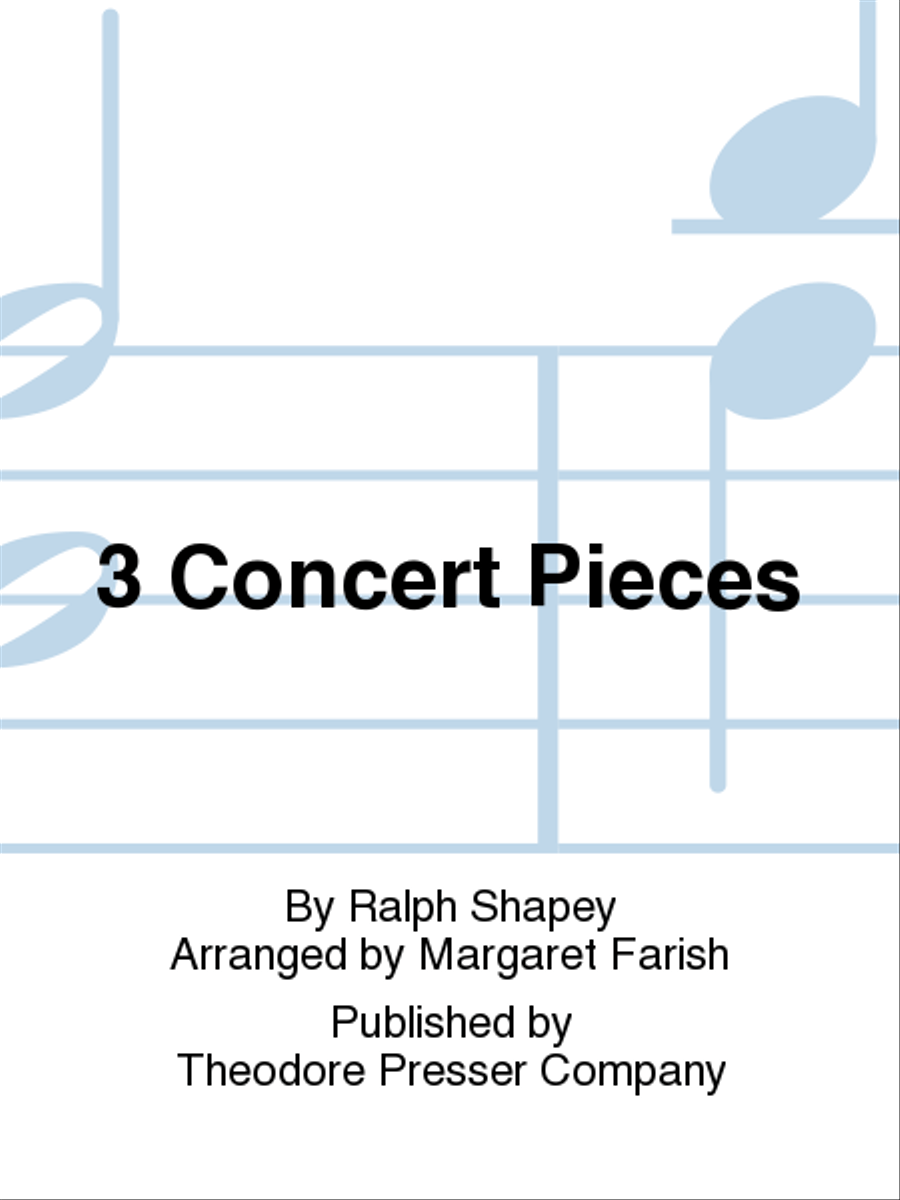 3 Concert Pieces Cello scores gallery preview page 1