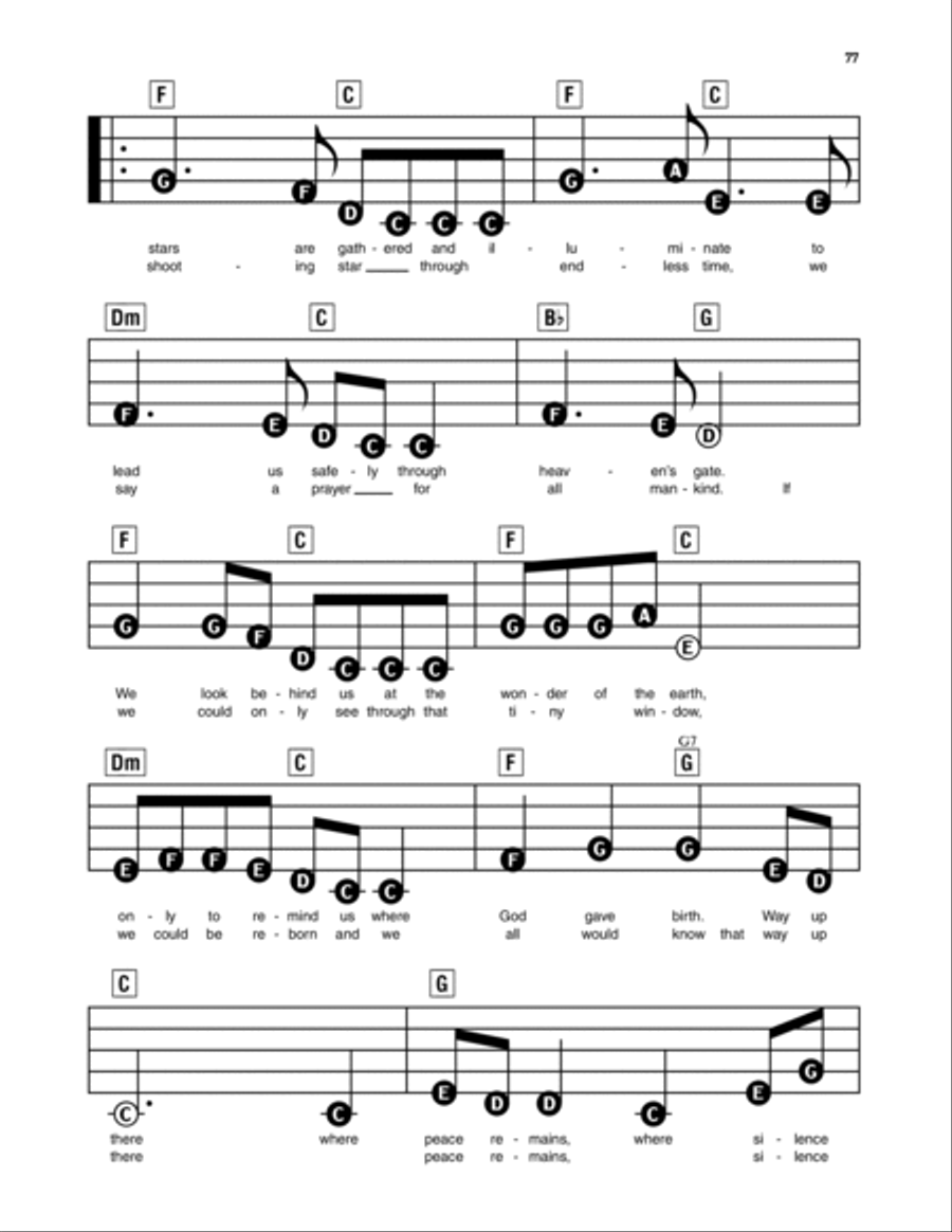 Way Up There Electronic Keyboard scores gallery preview page 2