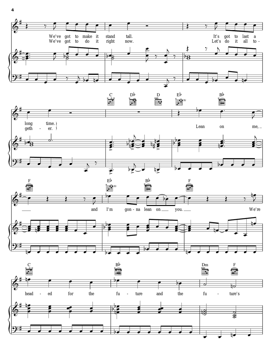Headed For The Future Headed For The Future Piano, Vocal, Guitar scores gallery preview page 4