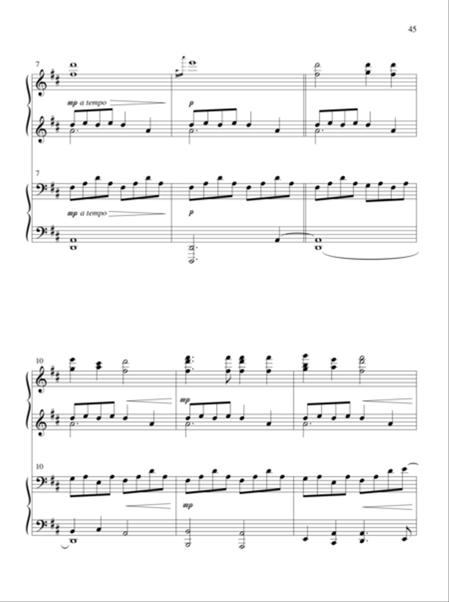 The Glories of My God and King Piano Duet scores gallery preview page 25