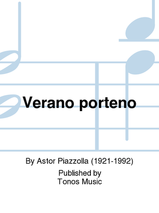 Book cover for Verano porteno