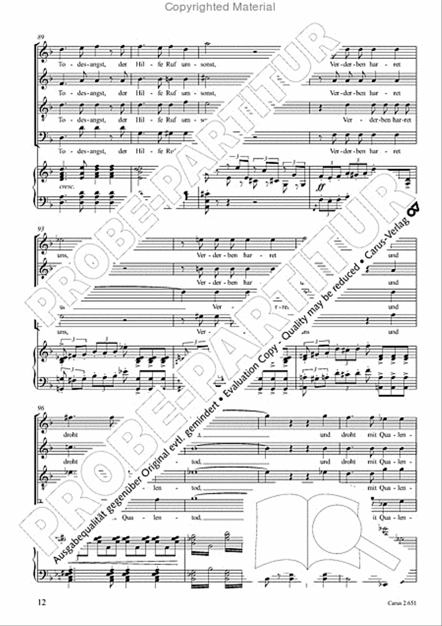 Choral collection Great Opera Choruses - Richard Wagner (choir & piano) Choir scores gallery preview page 13