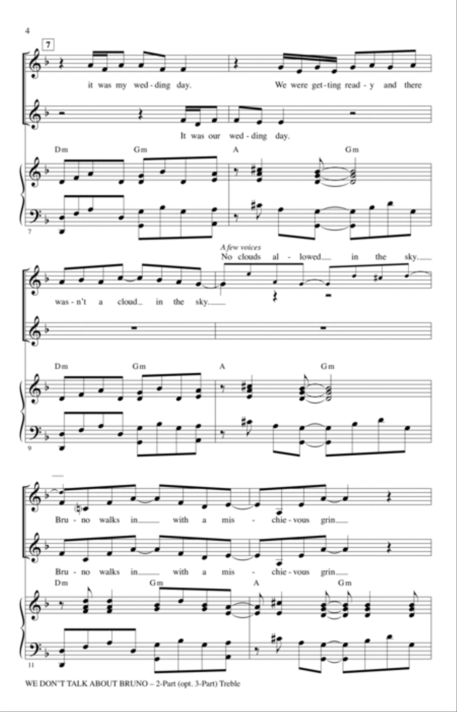 We Don't Talk About Bruno (arr. Audrey Snyder)