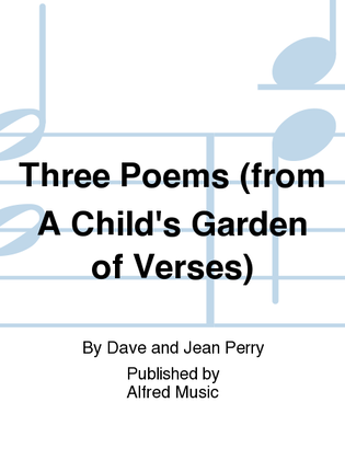 Book cover for Three Poems (from A Child's Garden of Verses)