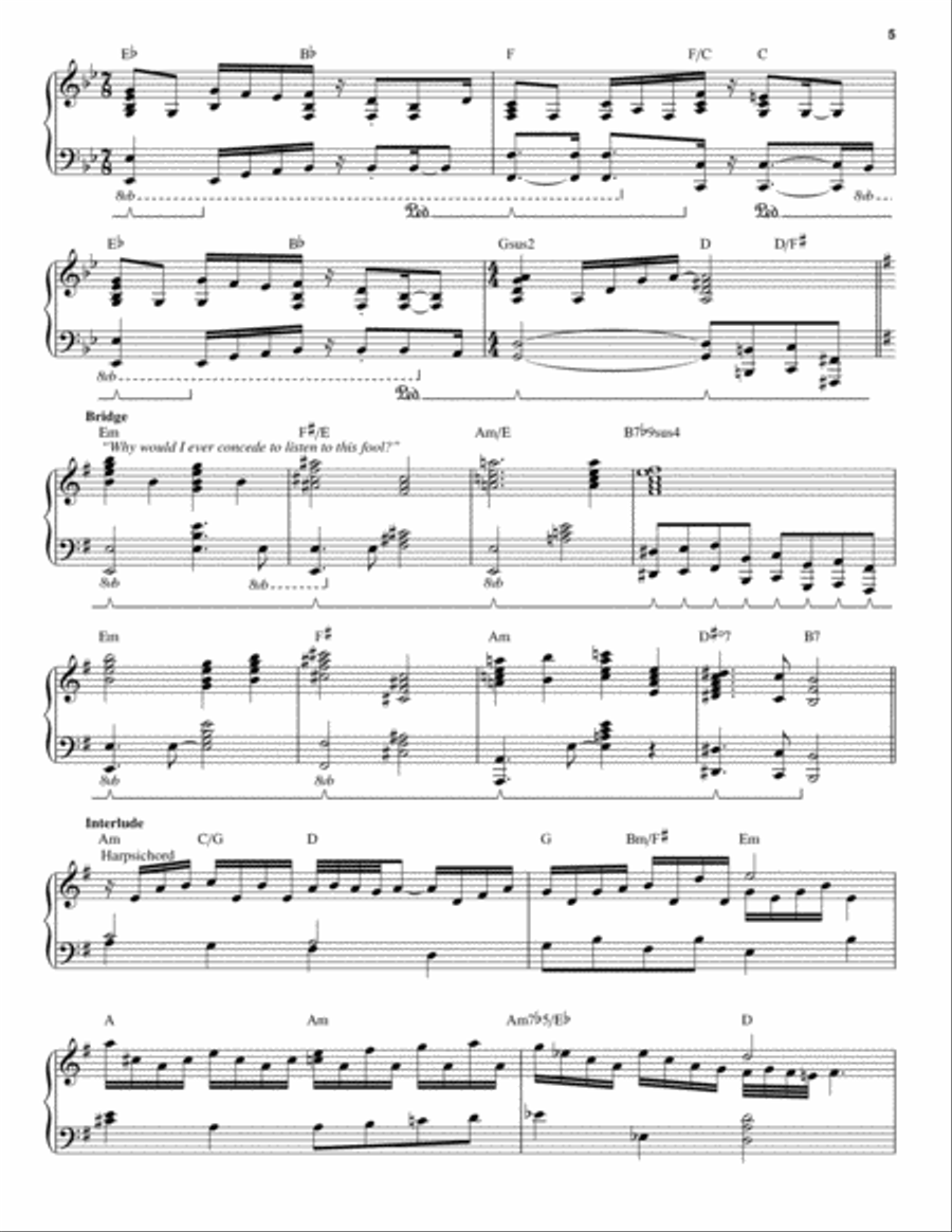 A New Beginning A New Beginning Piano scores gallery preview page 5