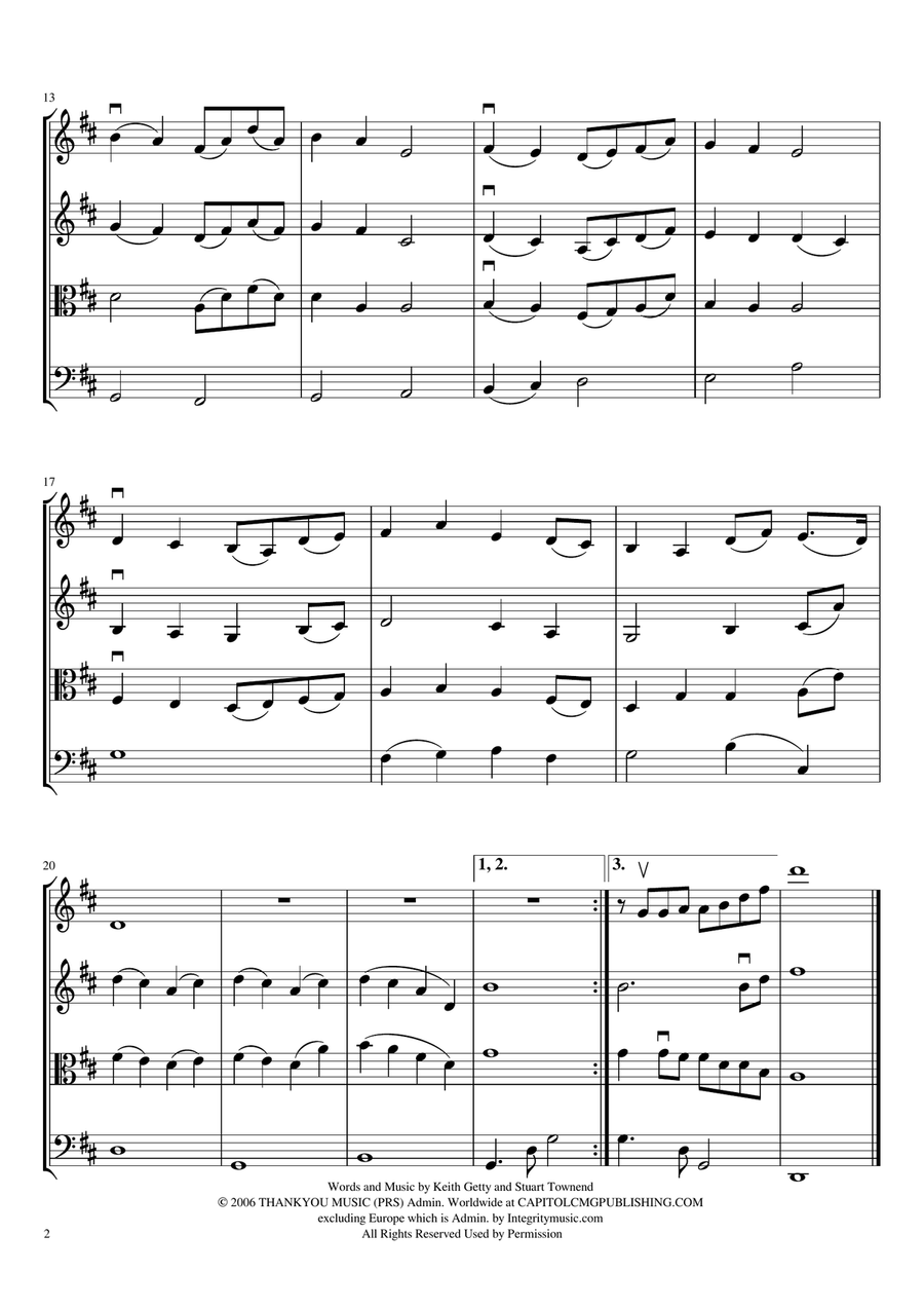 Holy Spirit, Living Breath Of God String Quartet scores gallery preview page 2