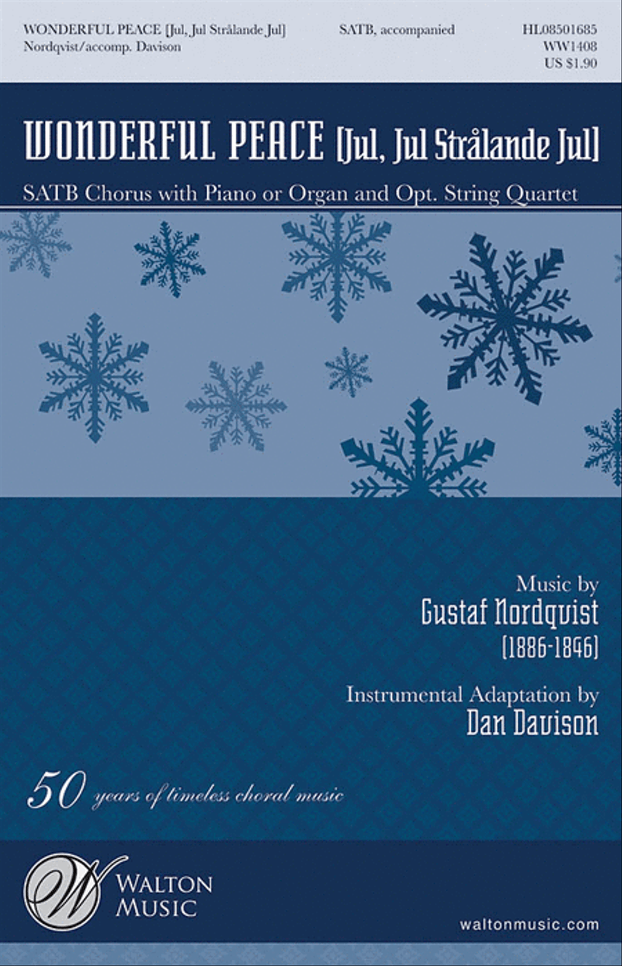 Wonderful Peace (Vocal Score) 4-Part scores gallery preview page 1
