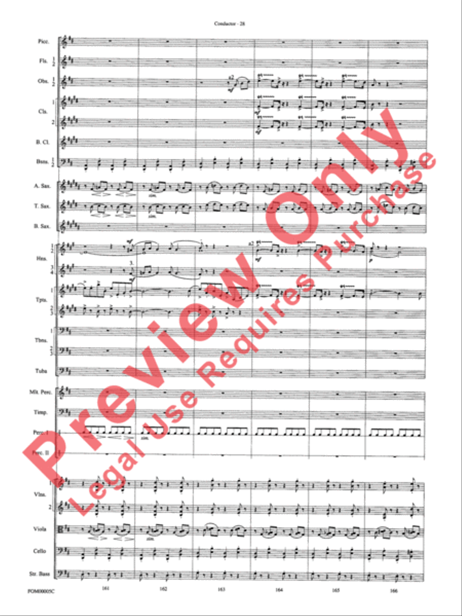 An American in Paris Suite Full Orchestra scores gallery preview page 31
