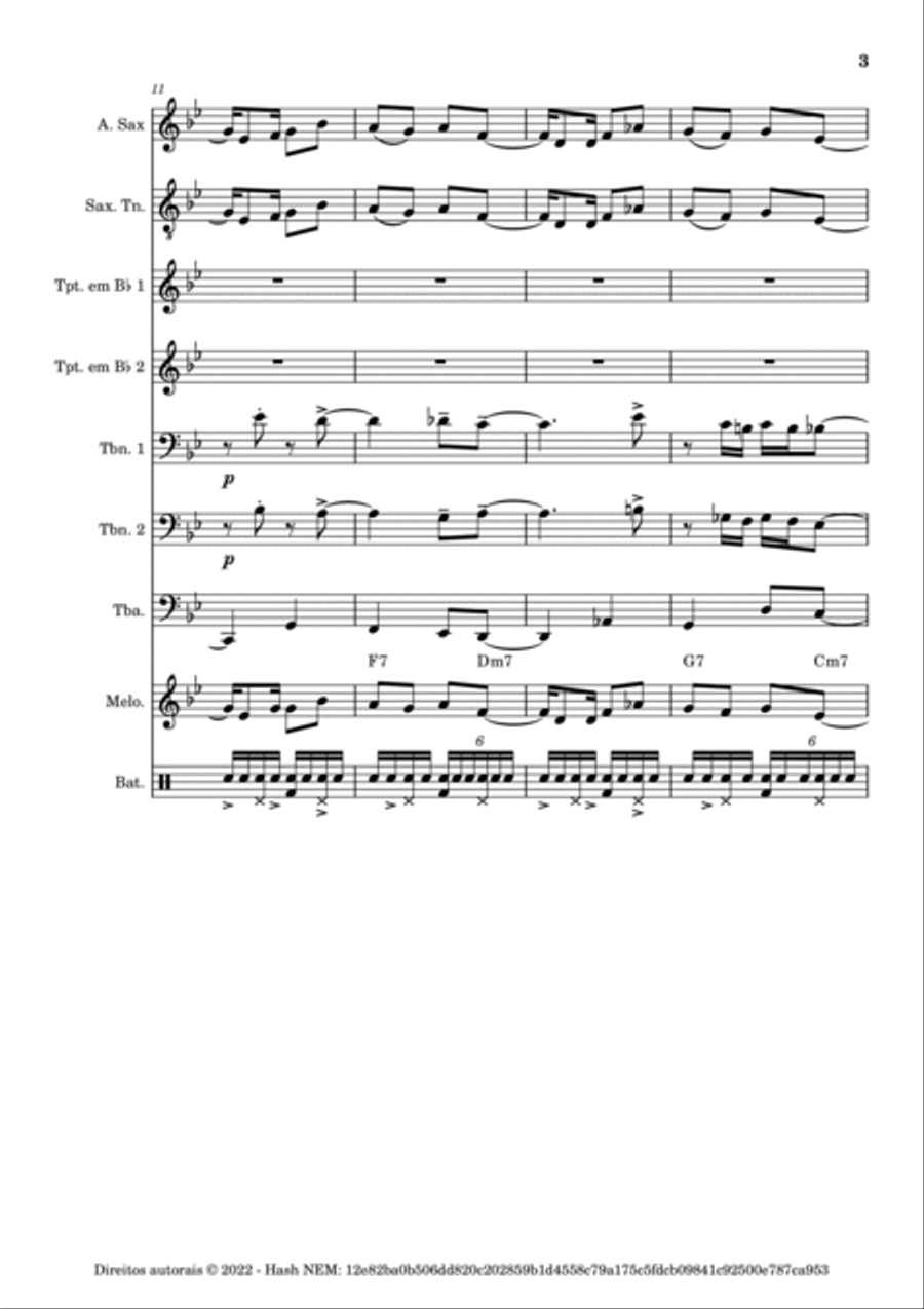 Manda-Brasa Concert Band scores gallery preview page 3