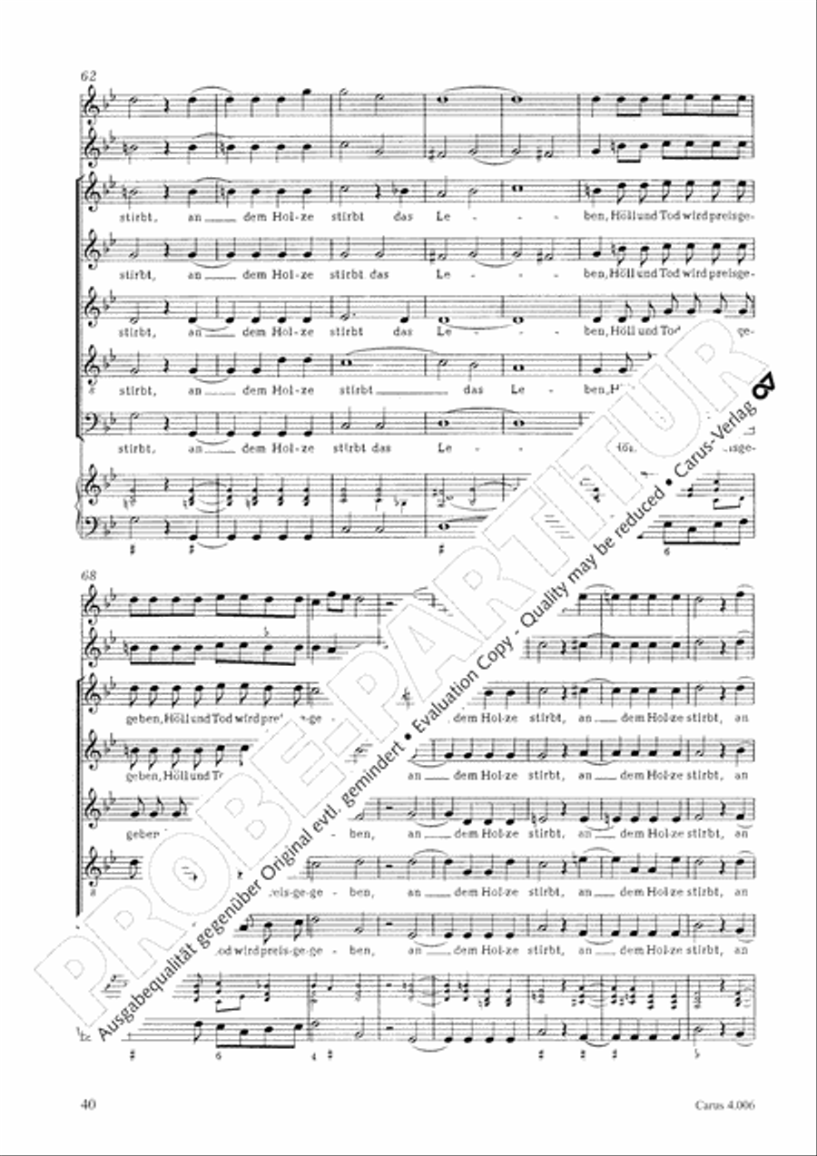 Ten motets Choir scores gallery preview page 42