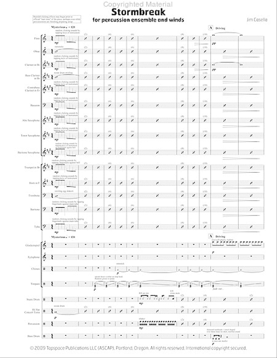 Stormbreak Percussion Ensemble scores gallery preview page 6